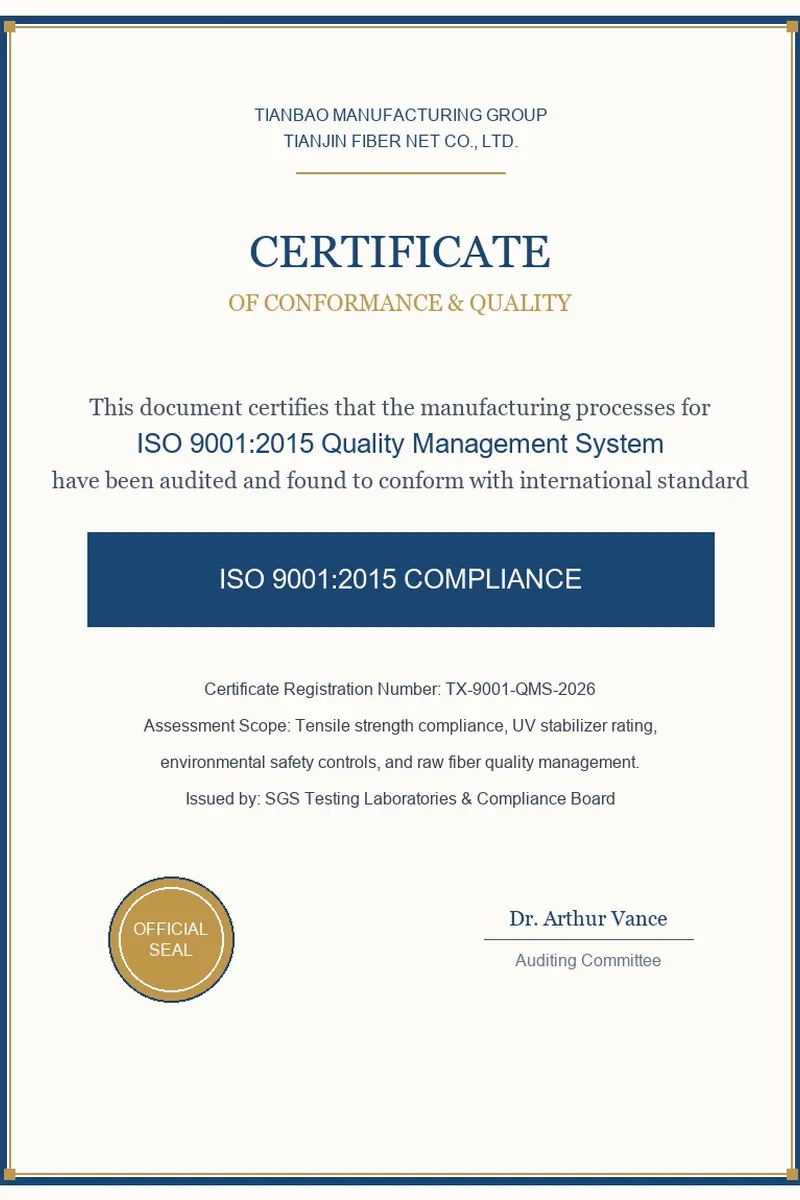 ISO 9001:2015 Quality Management System